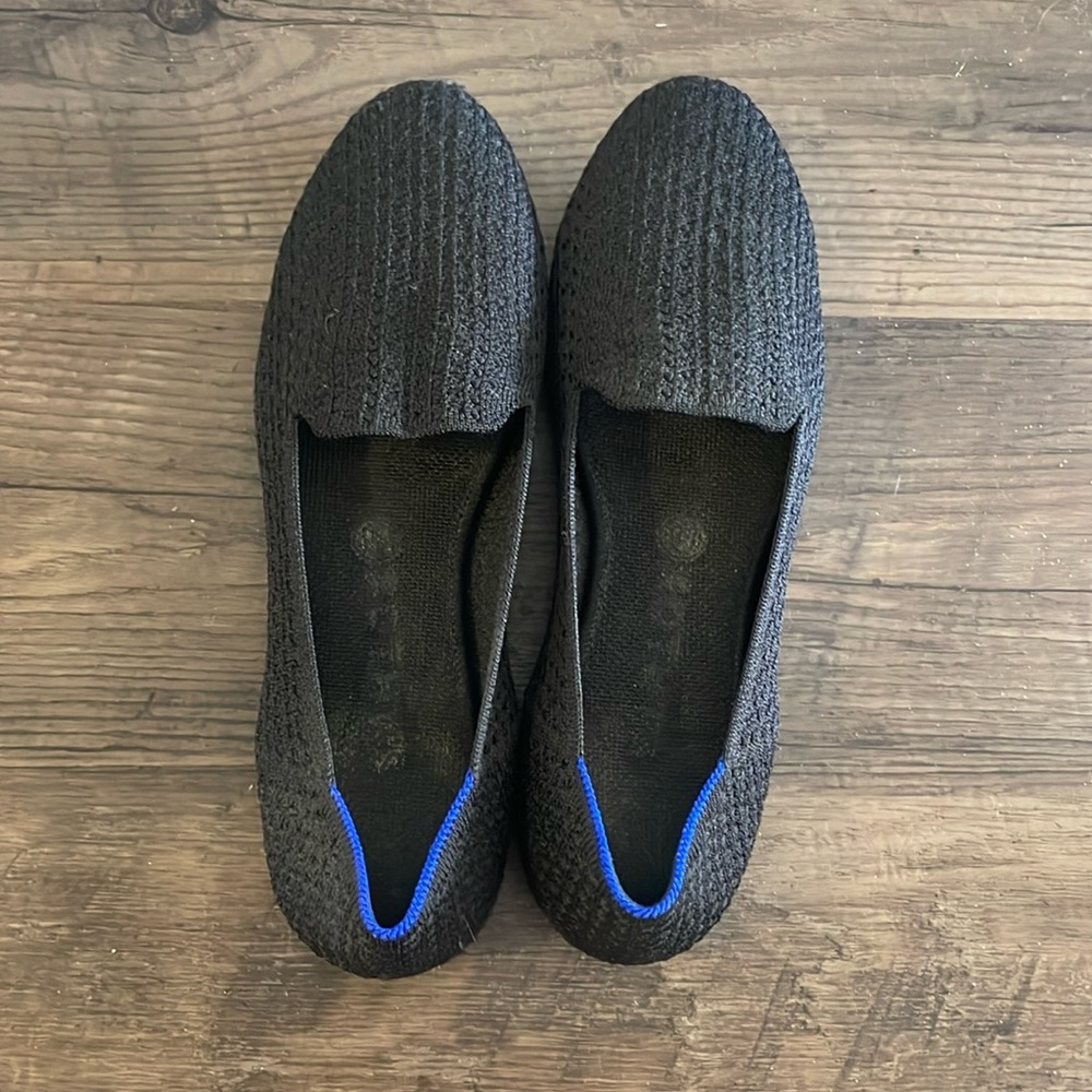 Rothy’s Black Knit Loafers
